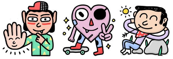 wearefamily手绘图片,familytree图片手绘 linestickersafriendlymutantfamily表情秀