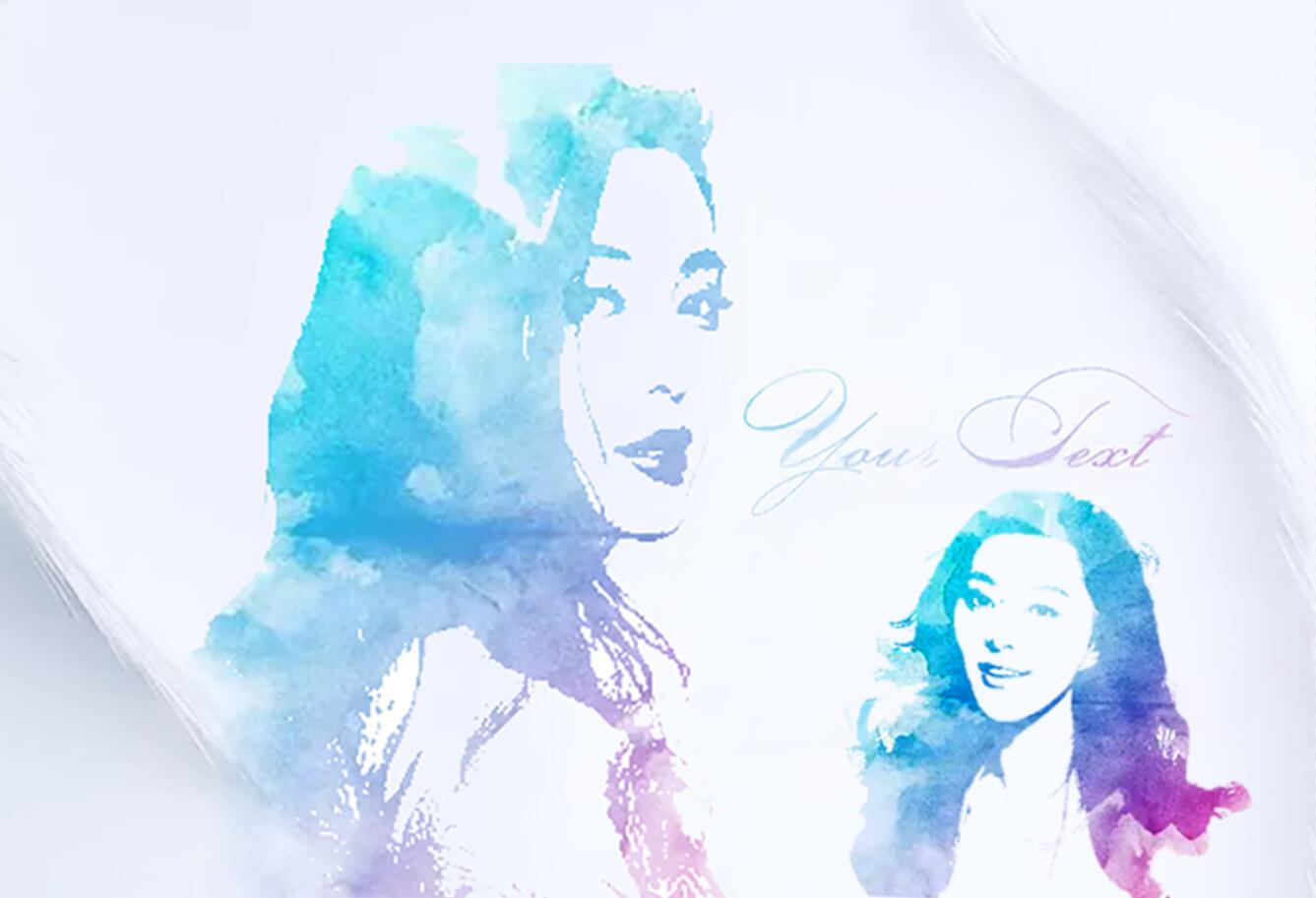 人像水彩画怎么做出来的?打造水彩效果PS图文