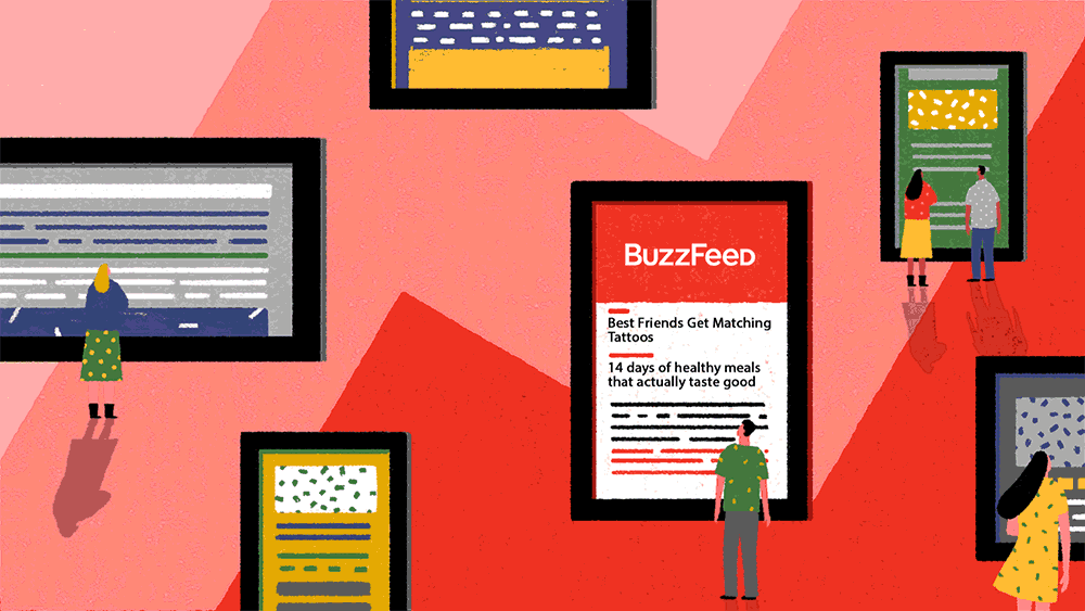 buzzfeed插画设计