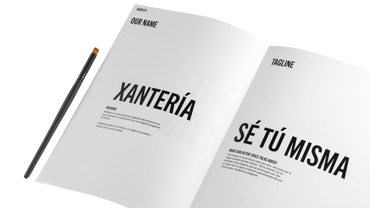 Xantera? 墨西哥化妆品品牌视觉
