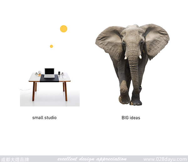 可爱的大象标志设计-古田路9号-品牌创意\/版权