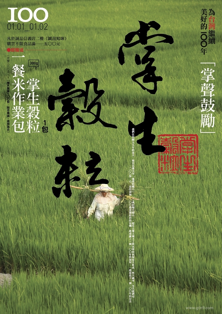 台湾掌生谷粒(传统产业加入创意——文化再生的艺术)-古田路9号-品牌