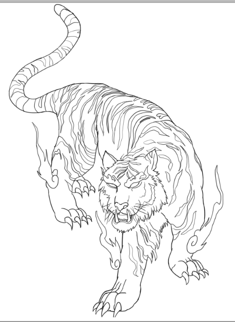 国潮插画白虎神兽包装-古田路9号-品牌创意/版权保护平台