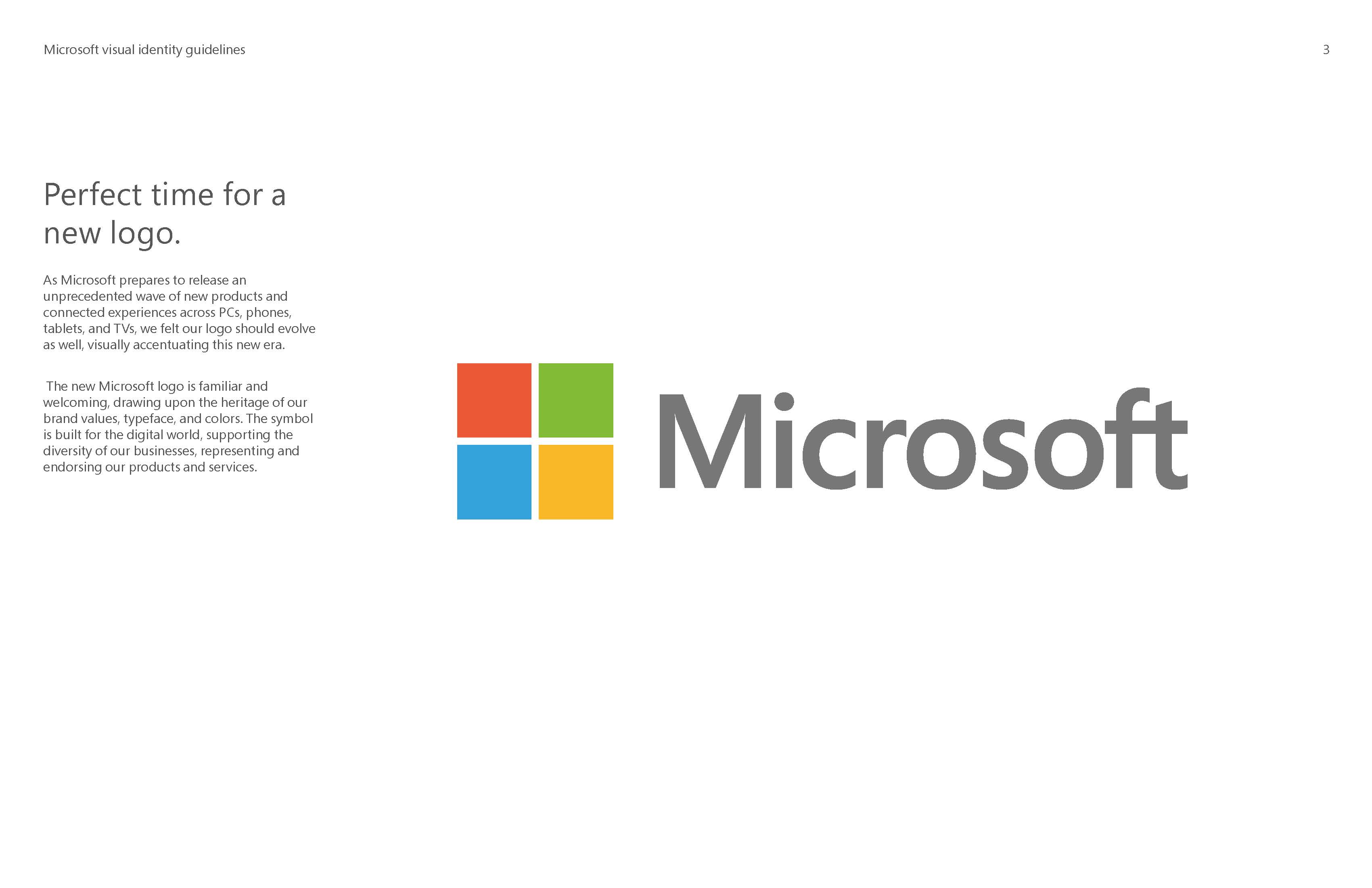 the microsoft visual identity system capitalizes on our next