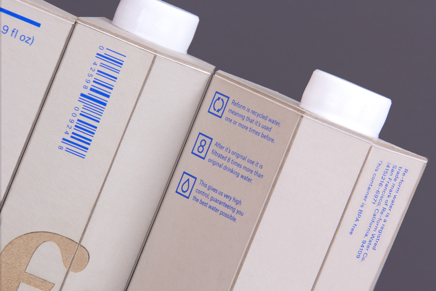 reformreclaimeddrinkingwater包装设计