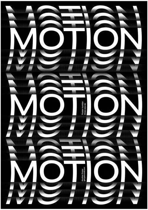 pinterest丨分享创意黑白文字排版海报