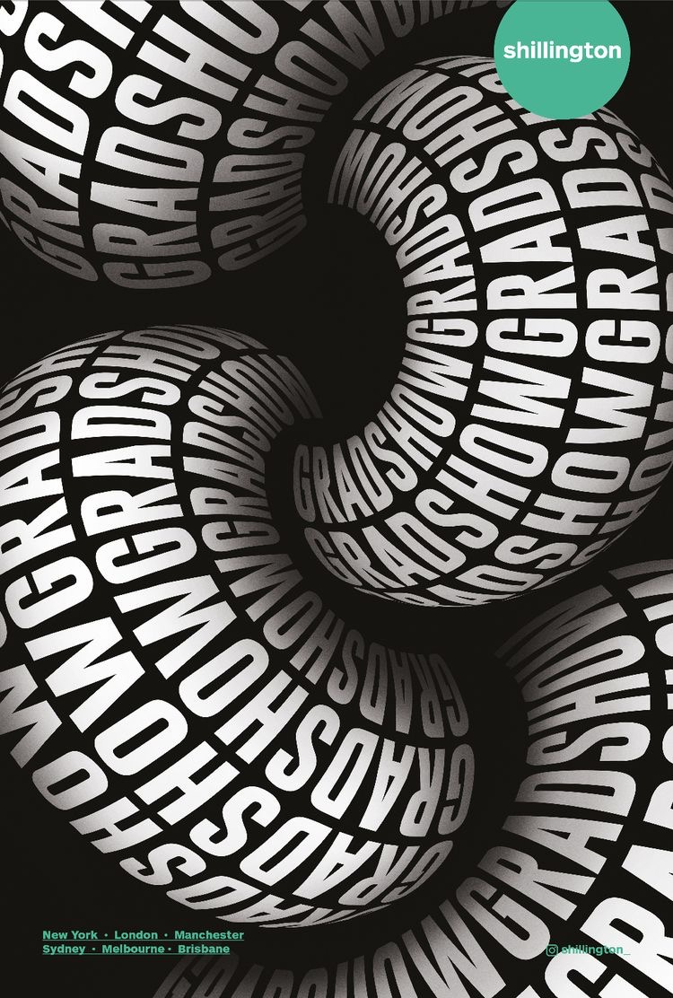 pinterest丨分享创意黑白文字排版海报