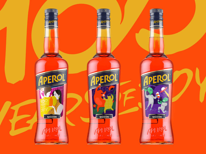 aperol开胃酒包装设计