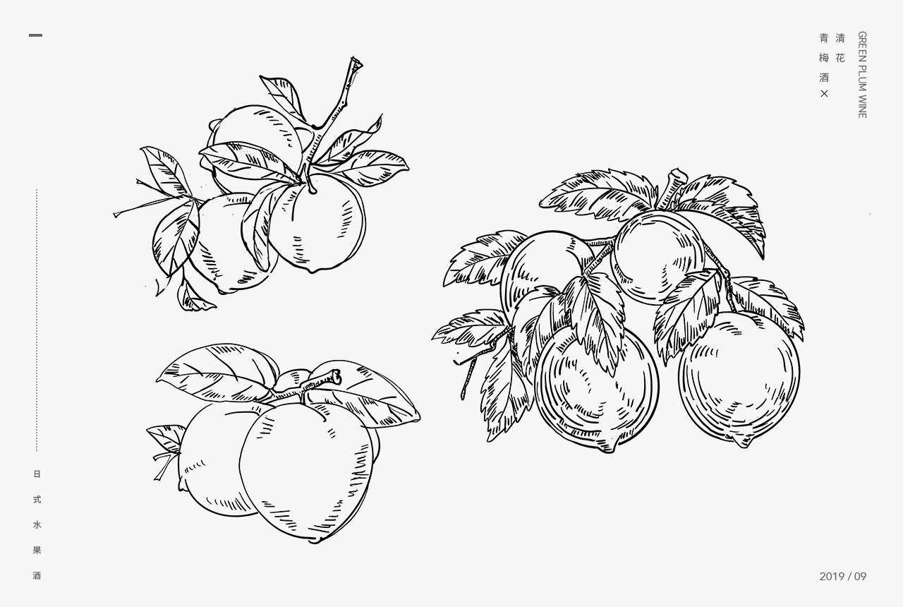 日式青梅酒品牌与包装设计