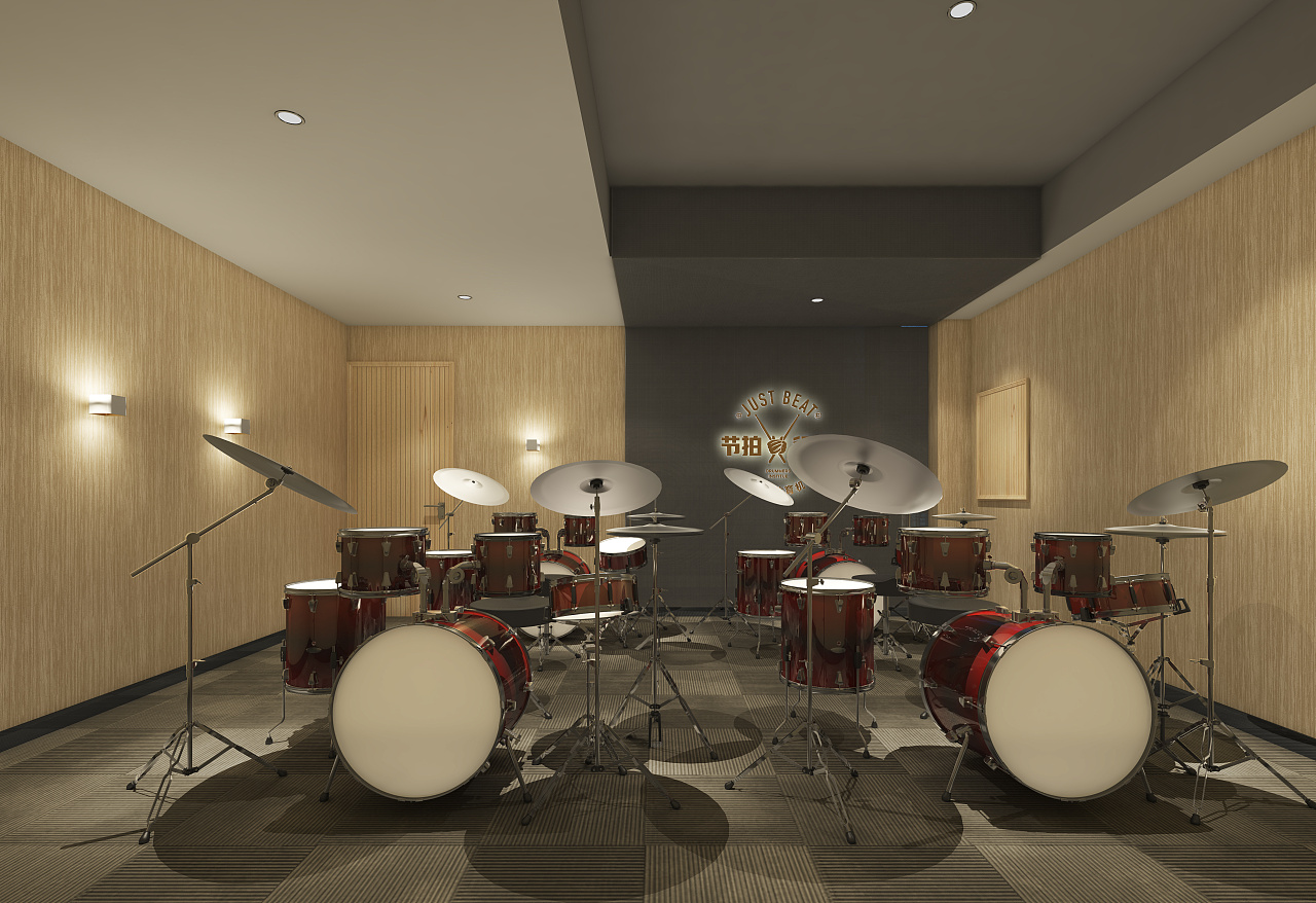 节拍行者爵士鼓乐器行录音室儿童音乐培训教育学院
