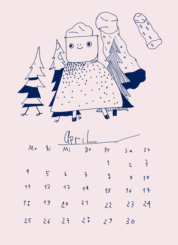 derzittrigekalender2016a手绘台历