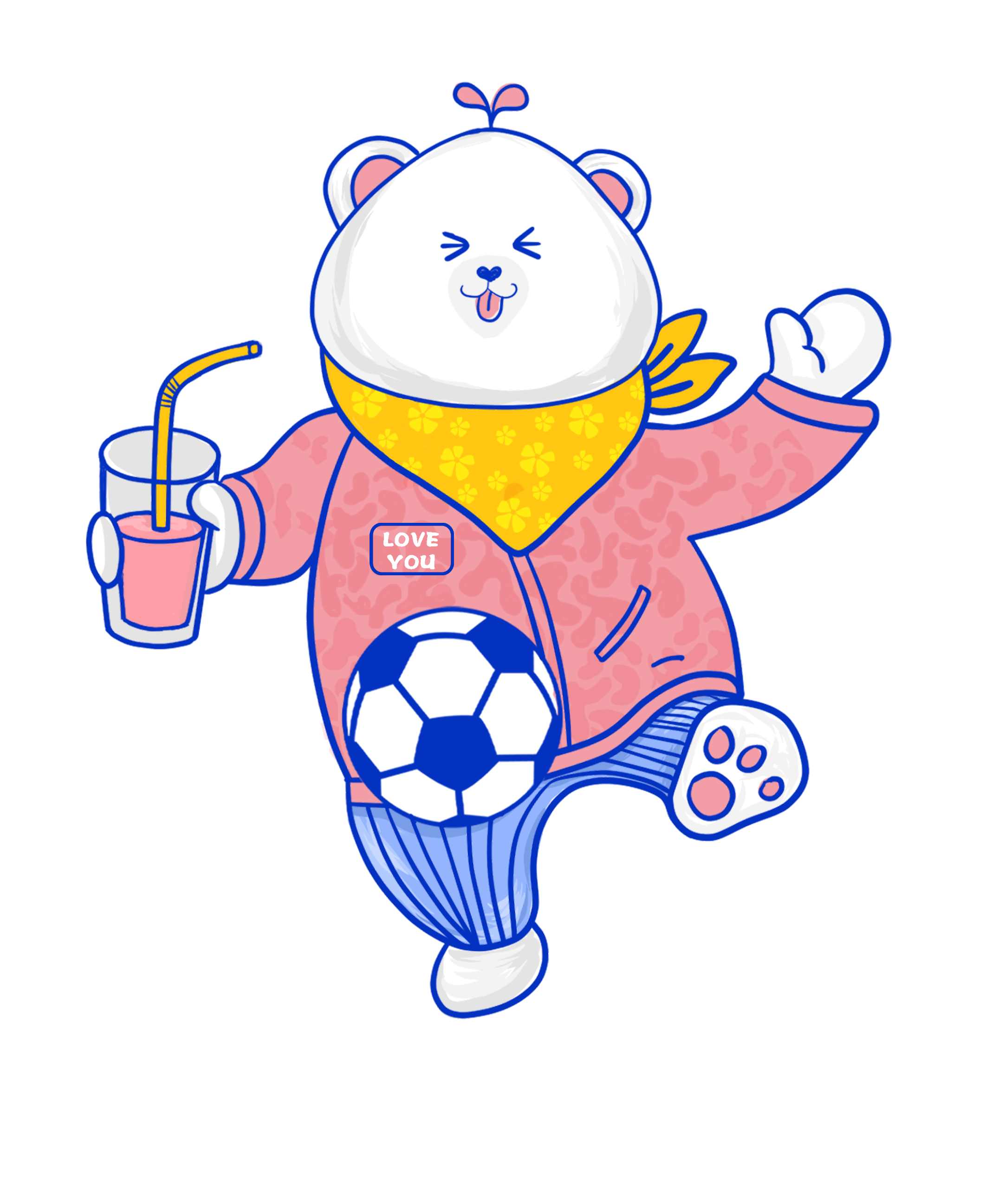 卡通熊猫形象及周边