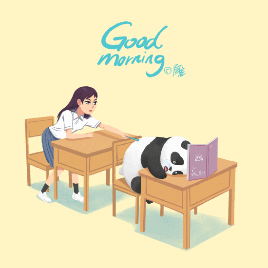 《少女红尘的奇幻漂流》格调彩绘-《哈利滚滚》格调彩绘-《熊猫》格调