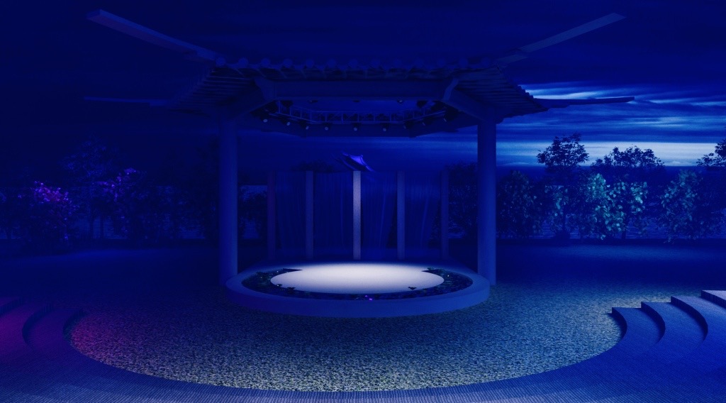 实景演出白蛇传的舞台场景设计