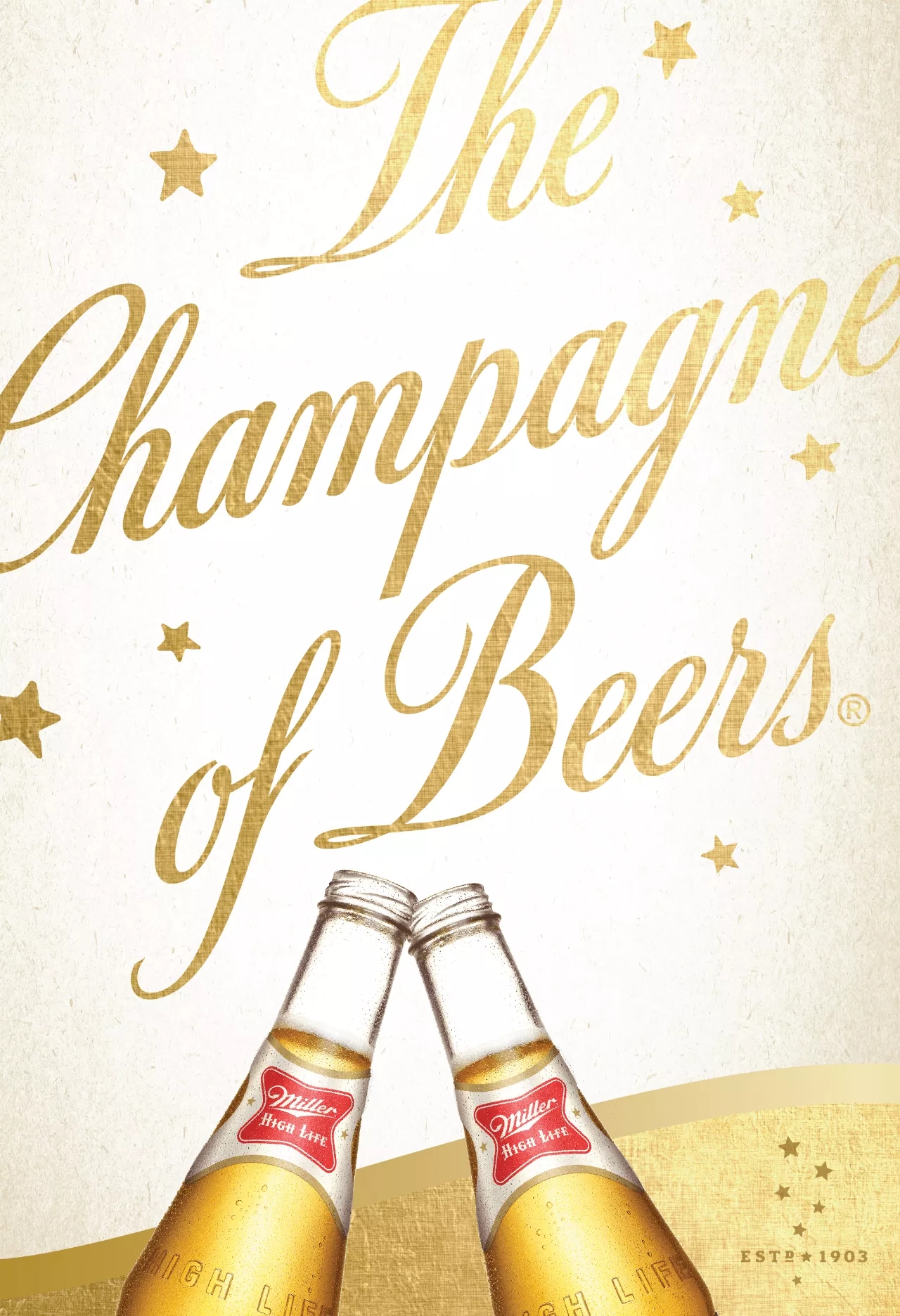 millerhighlife啤酒香槟品牌设计