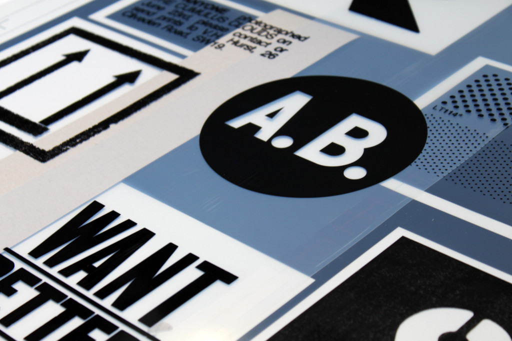 lectureposter三彩色丝网印刷海报设计