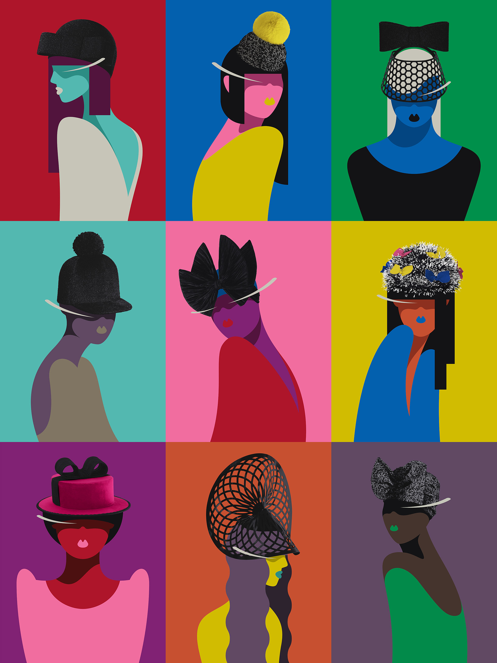 florenciatelladocampaign时尚人物插画