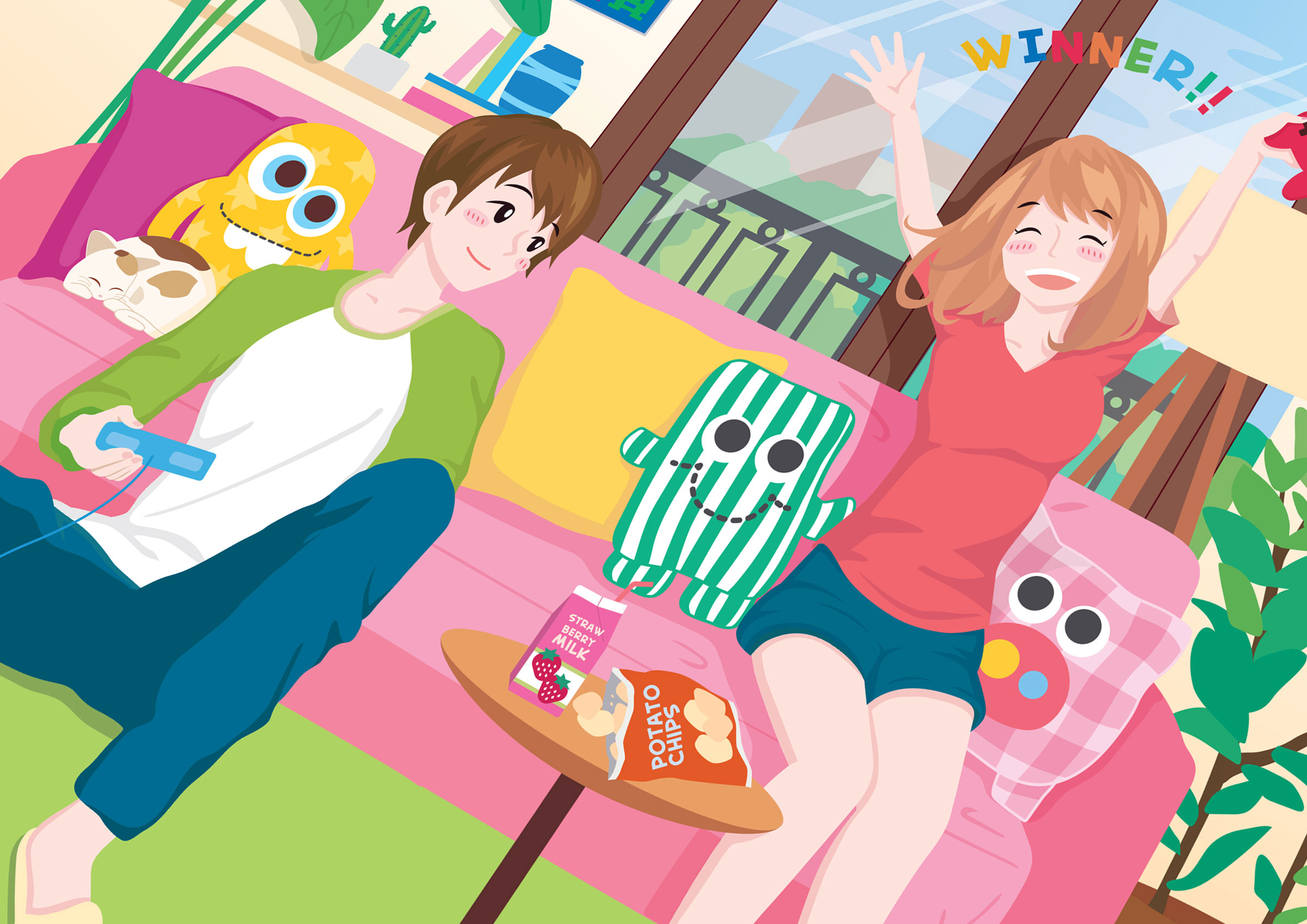 香港合子品牌设计作品kiskis酷滋薄荷糖萌爱双盒装