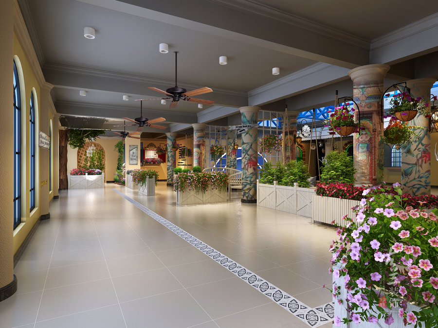 在餐厅内添加一些大自然少见的元素,如大树的年轮等,让人在用餐的时