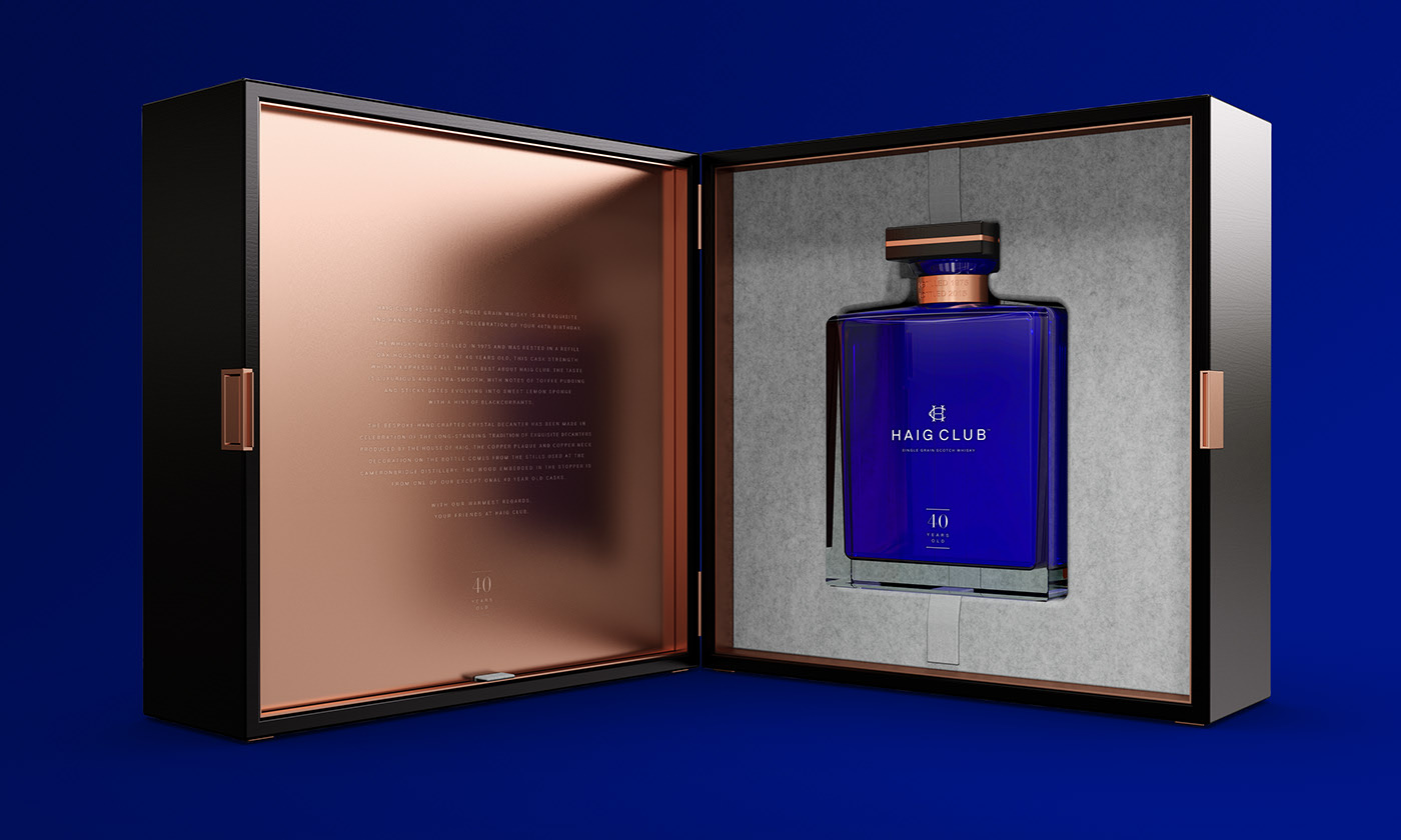 haigclubbeckhams40thlimitededitionpackaging黑格威士忌包装设计