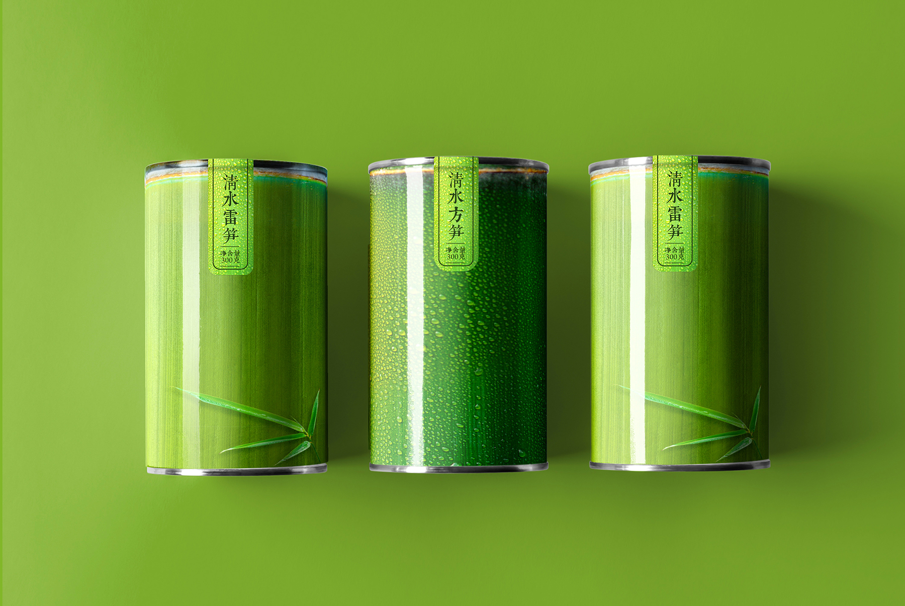 雷笋方笋创意罐头包装