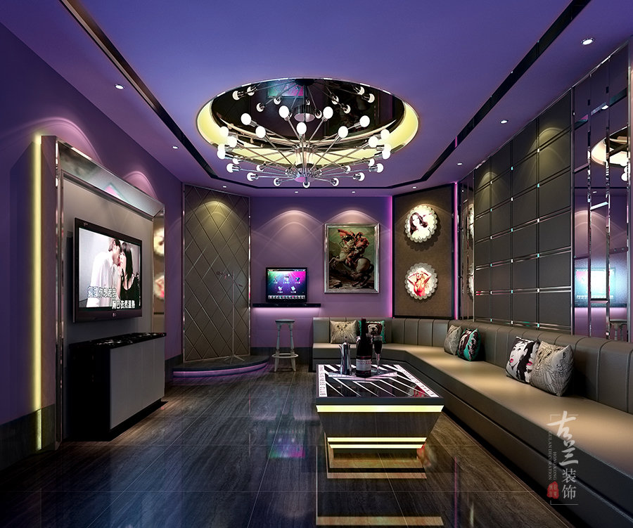 江西上饶量贩主题ktv设计装修公司悦动天香主题ktv