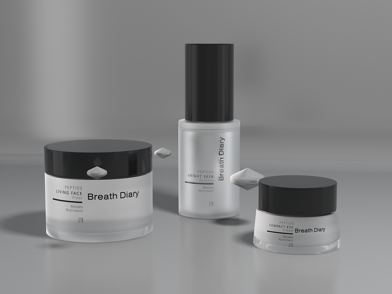 呼吸日记面乳外观设计-古田路9号-品牌创意/版权保护平台