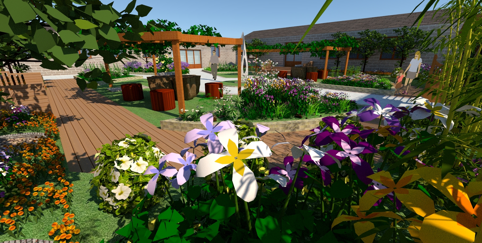 现代简约庭院景观规划以农家院为例