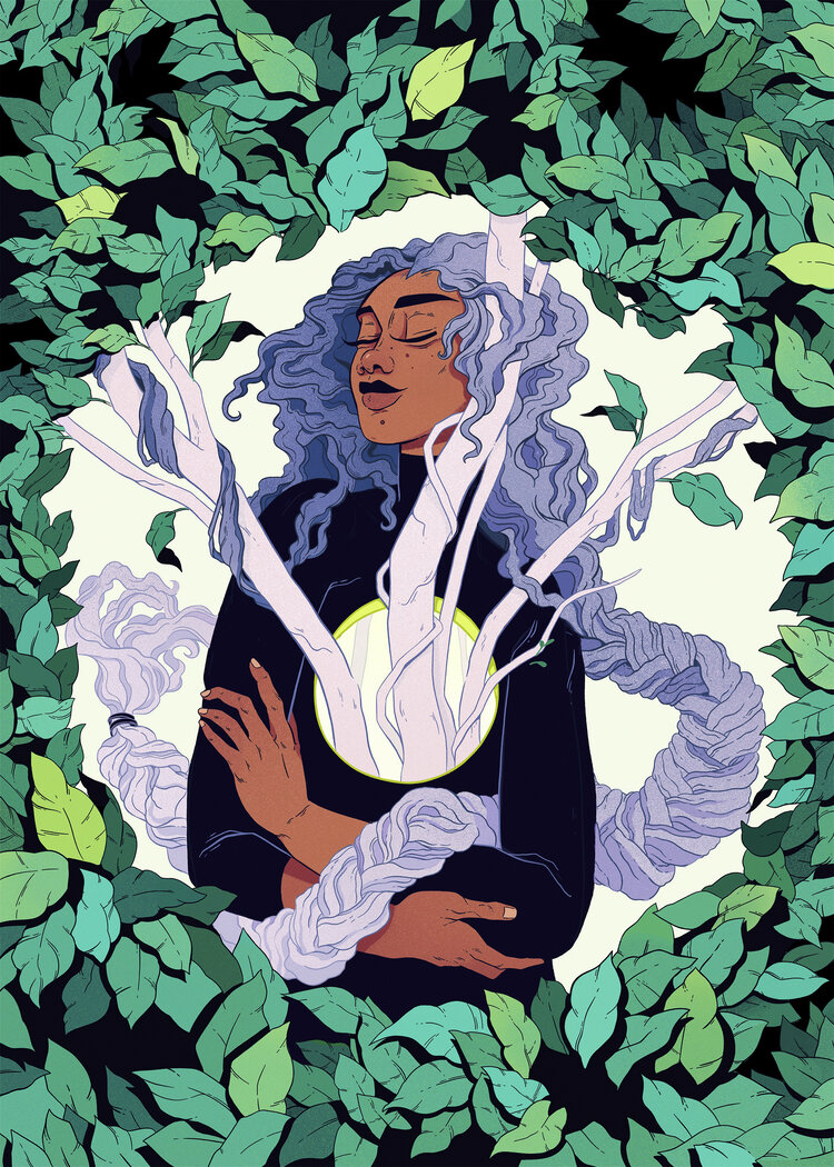 大胆的色彩超现实画风danipendergast人物插画作品