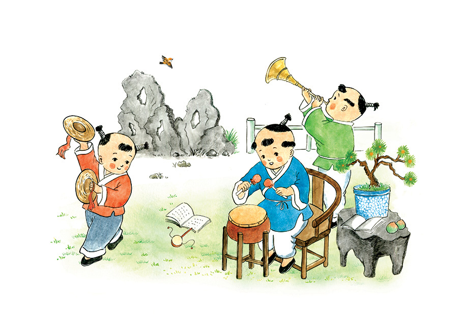 国学主题诵读下册封面插图