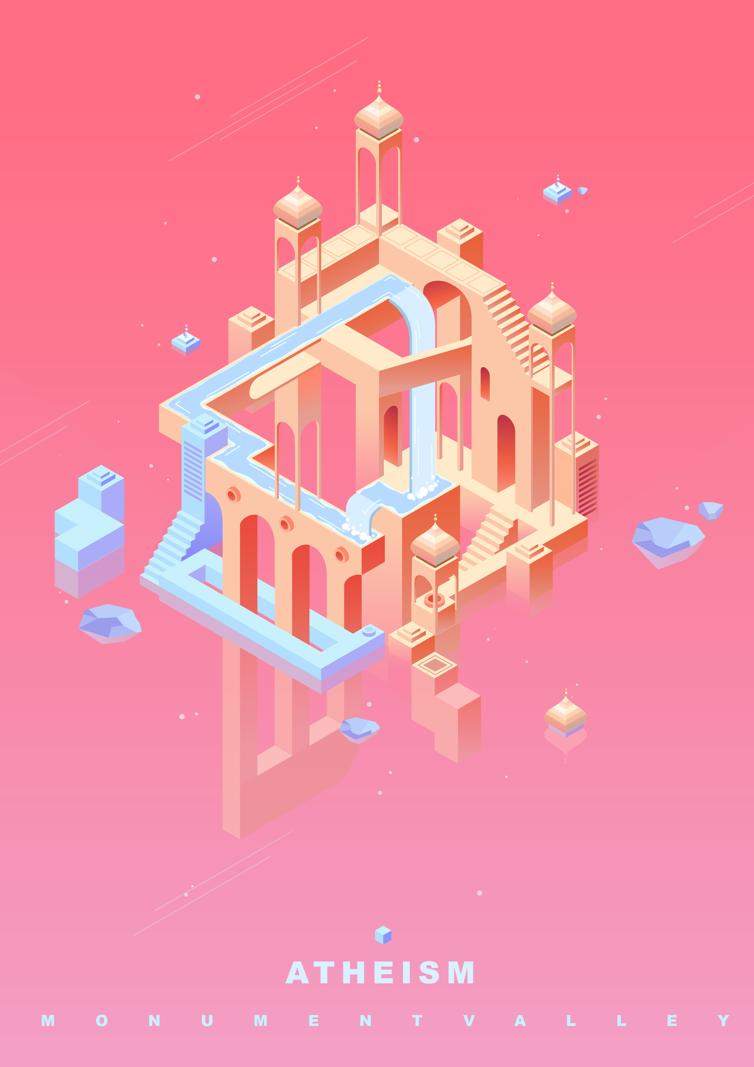 半立体纪念碑谷闪屏练习