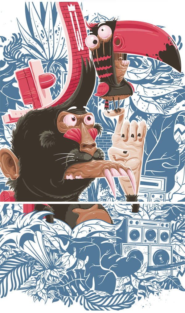 junglefever插画设计