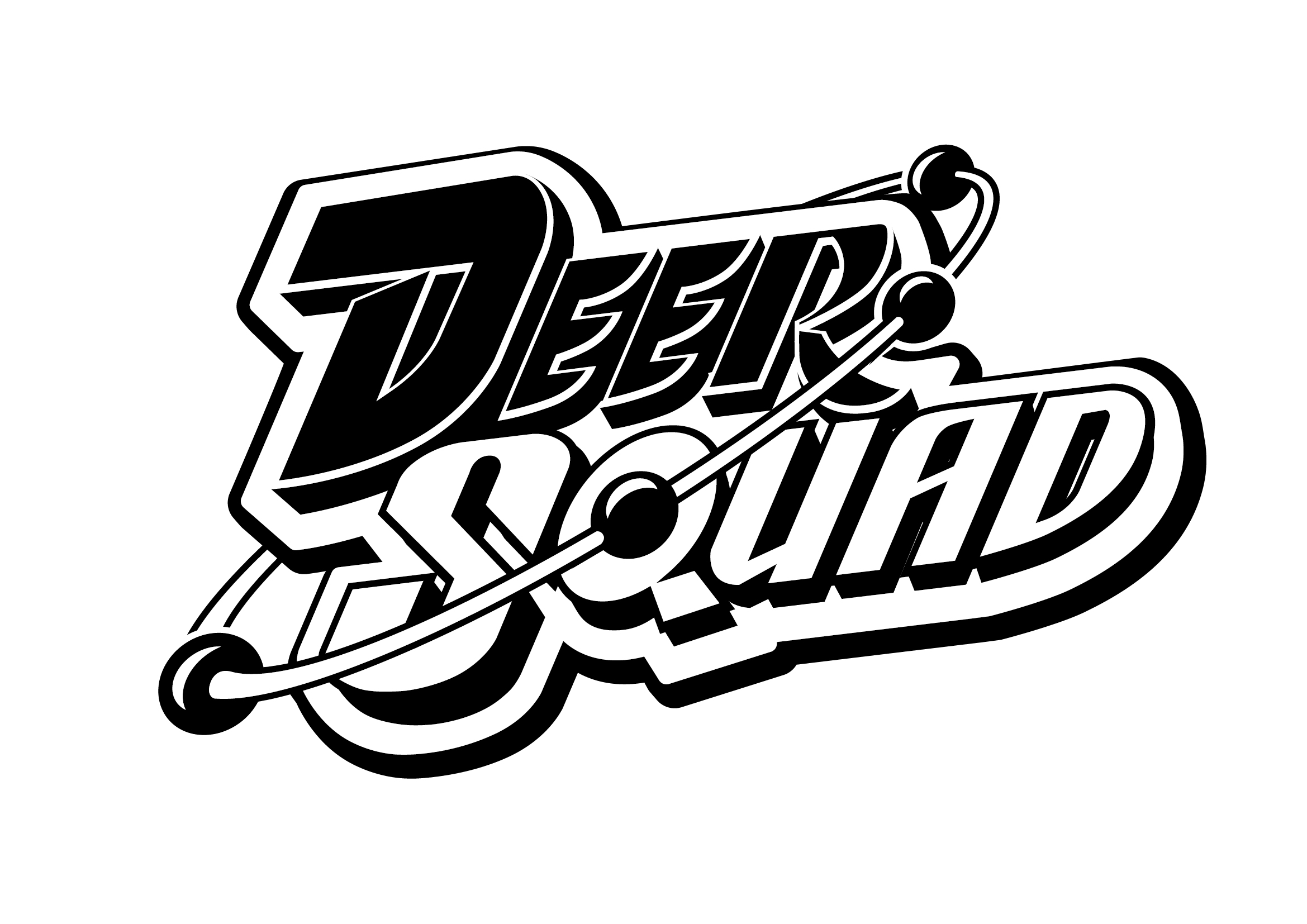 无敌鹿战队动画片中英文标识设计