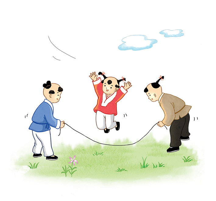 古代小孩嬉戏图