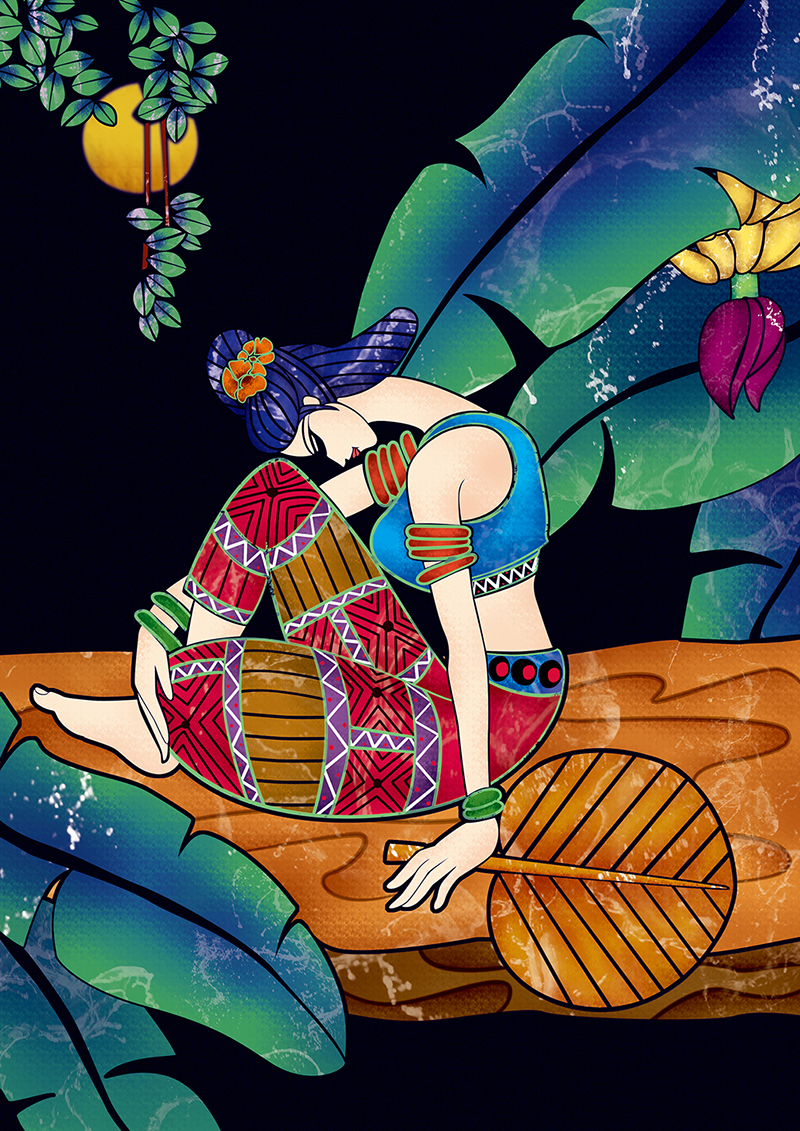 云南十八怪系列插画