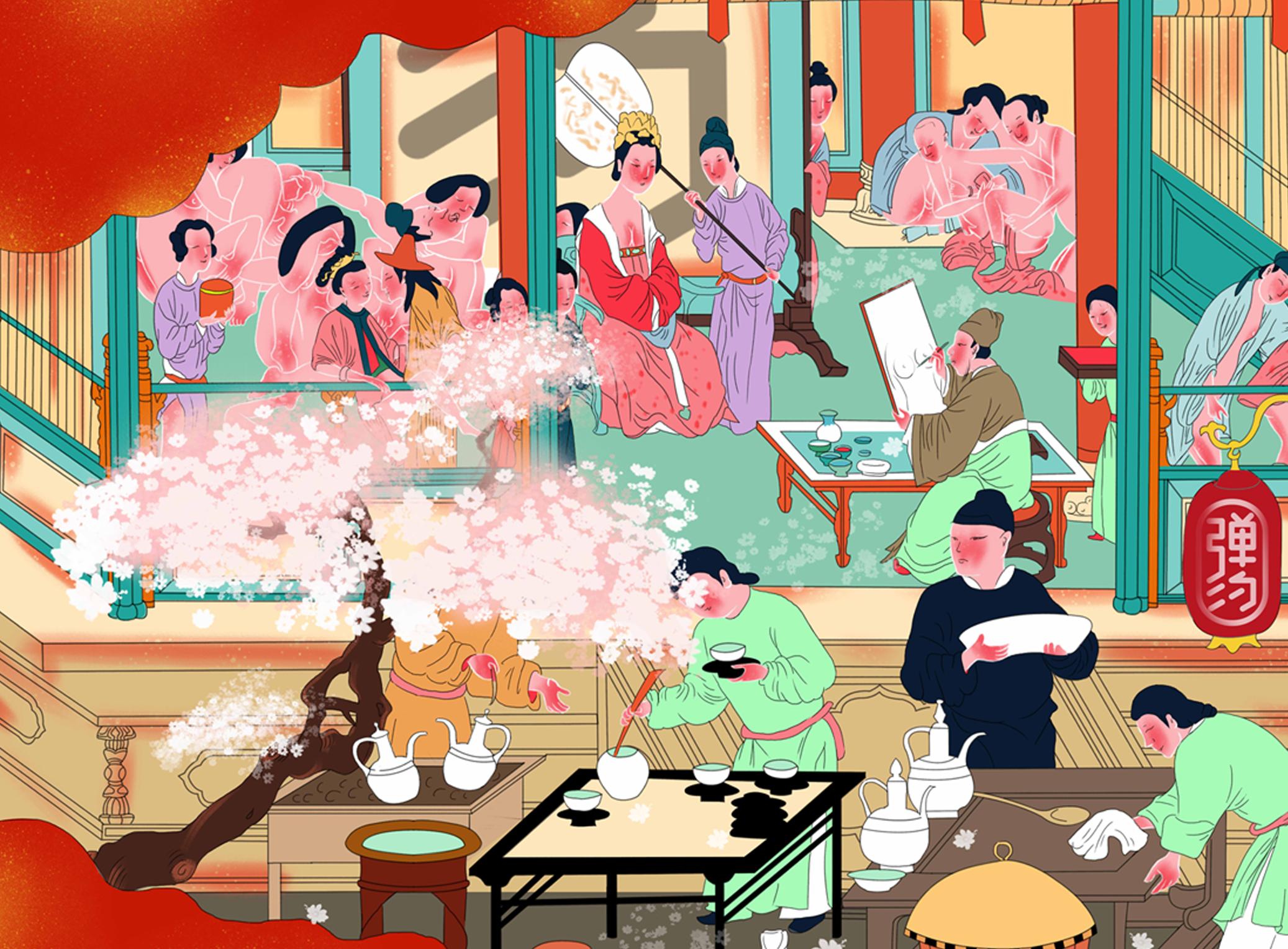 枕绘肉笔春画ammo弹约戏密卷