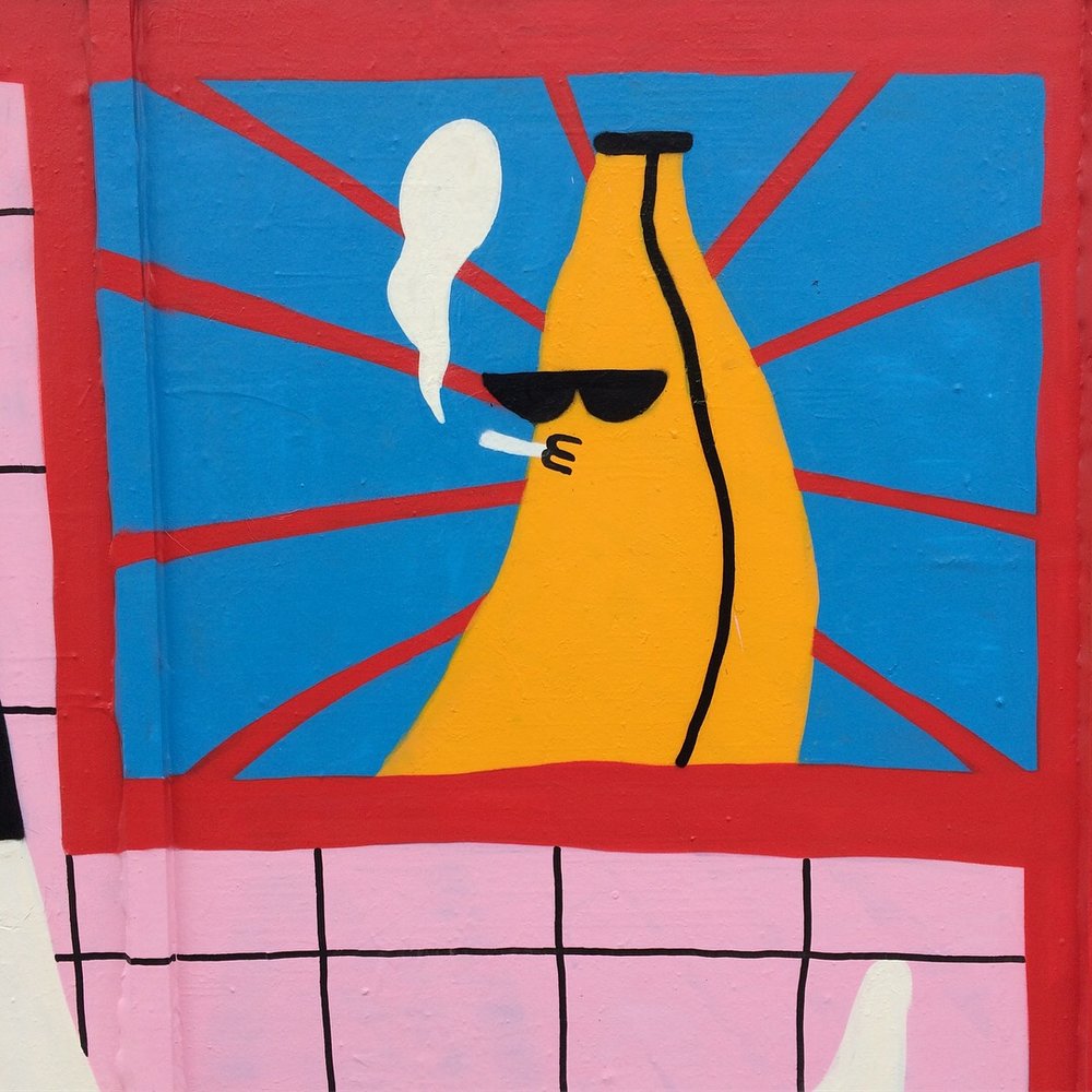 heybabywall墙壁艺术插画设计