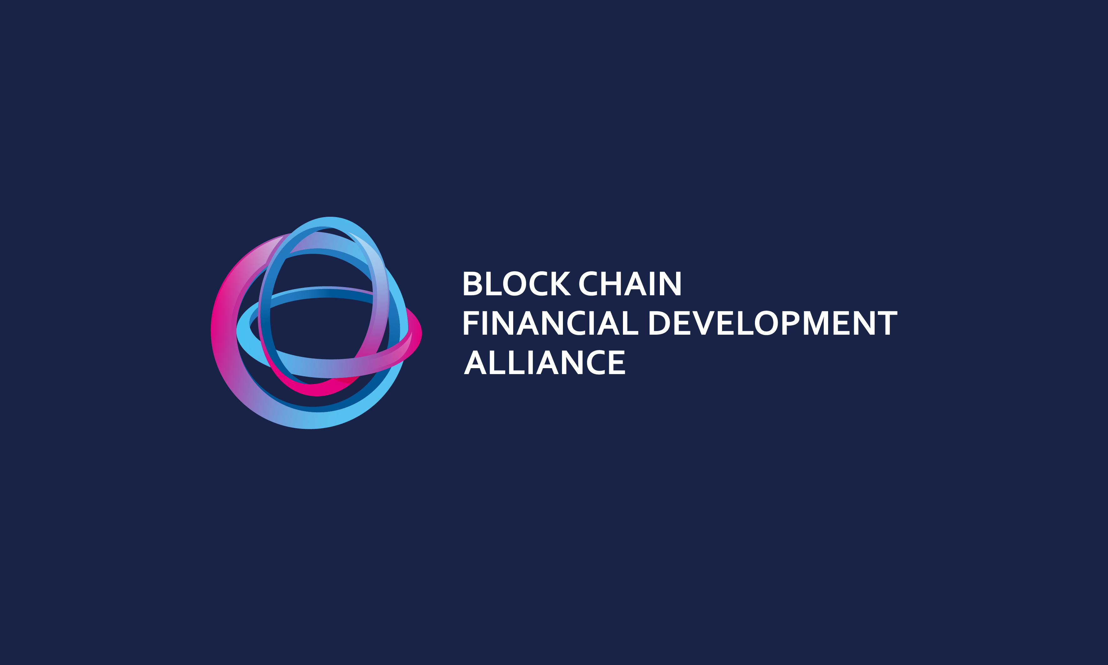 华文金融研究院区块链金融发展联盟logo设计