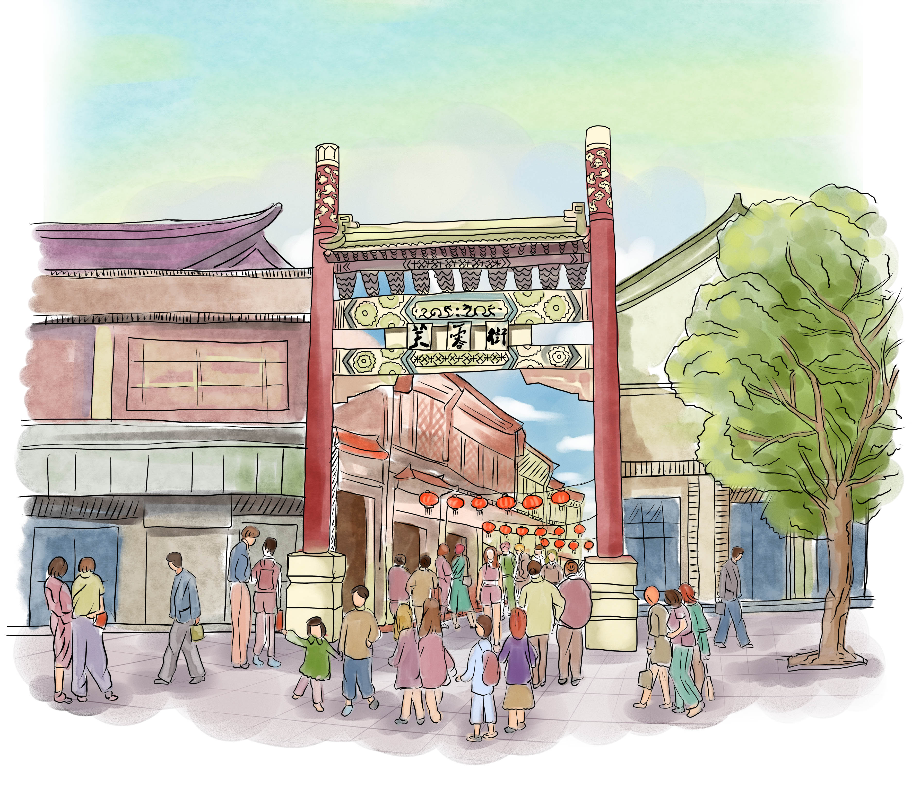 济南泉城广场一镜到底