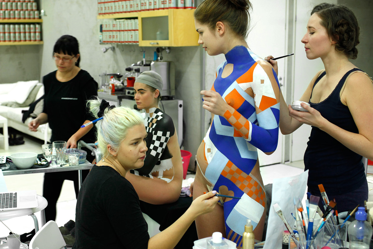 bodypaint collaboration for minna parikka-古田路9