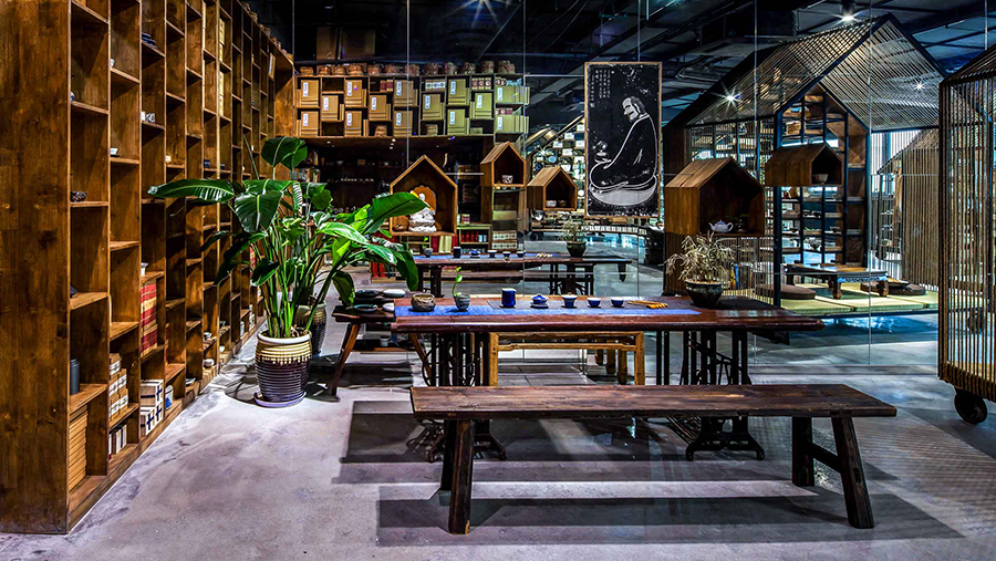 "俱舍" 茶品牌 茶空间设计-古田路9号-品牌创意/版权保护平台