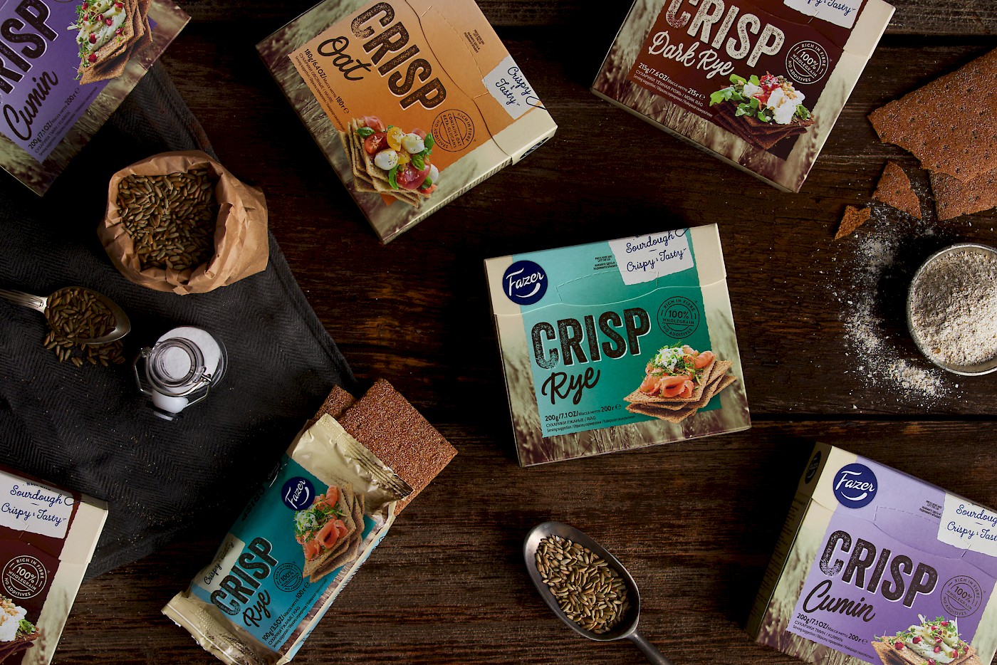 fazer面包包装设计