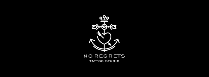 28款纹身工作室logo设计欣赏