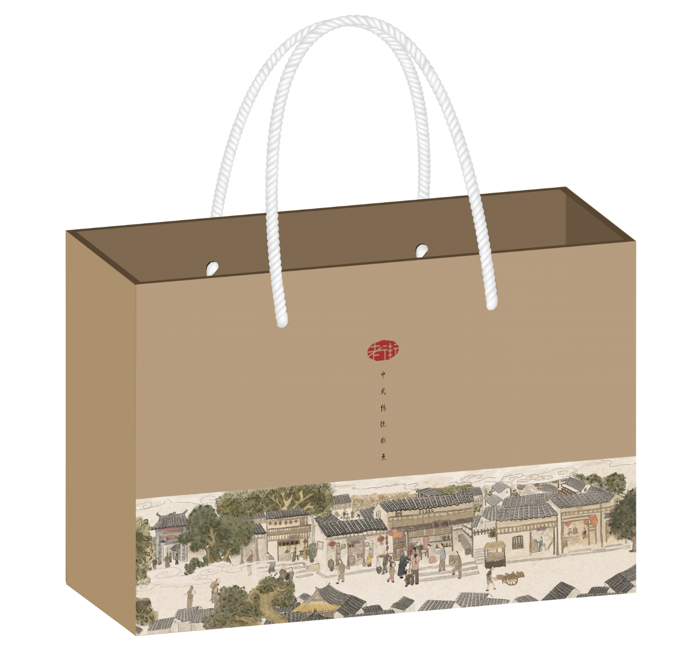 中式传统糕点包装