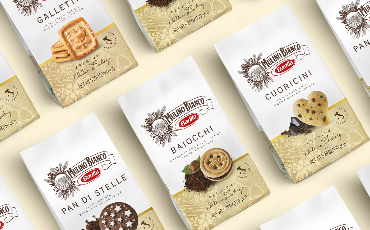 mulinobianco意大利高级面包店包装设计