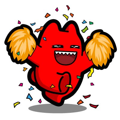 魔鬼猫表情啦啦队
