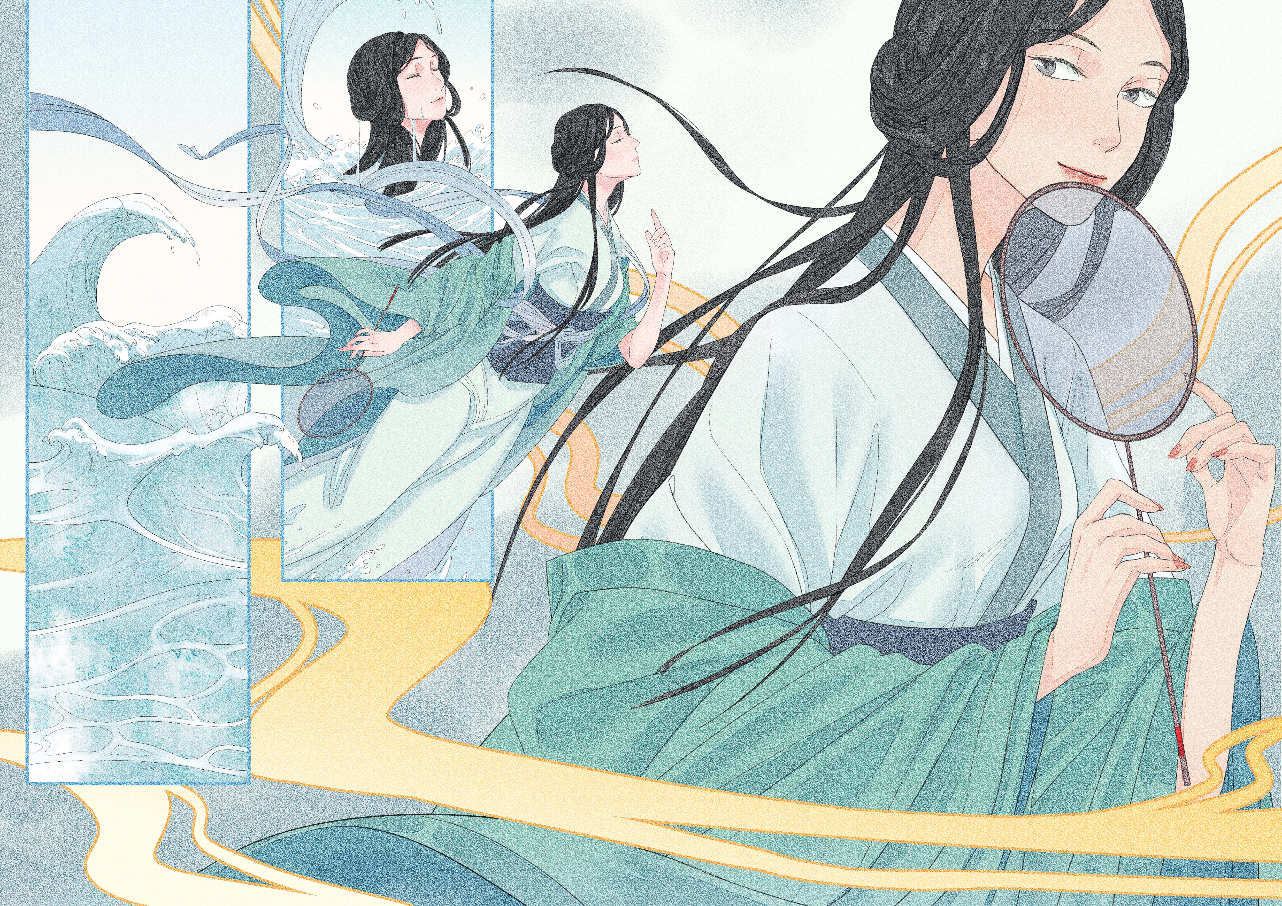 洛神赋人物插画