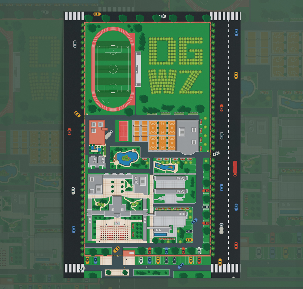 东莞五中校园地图