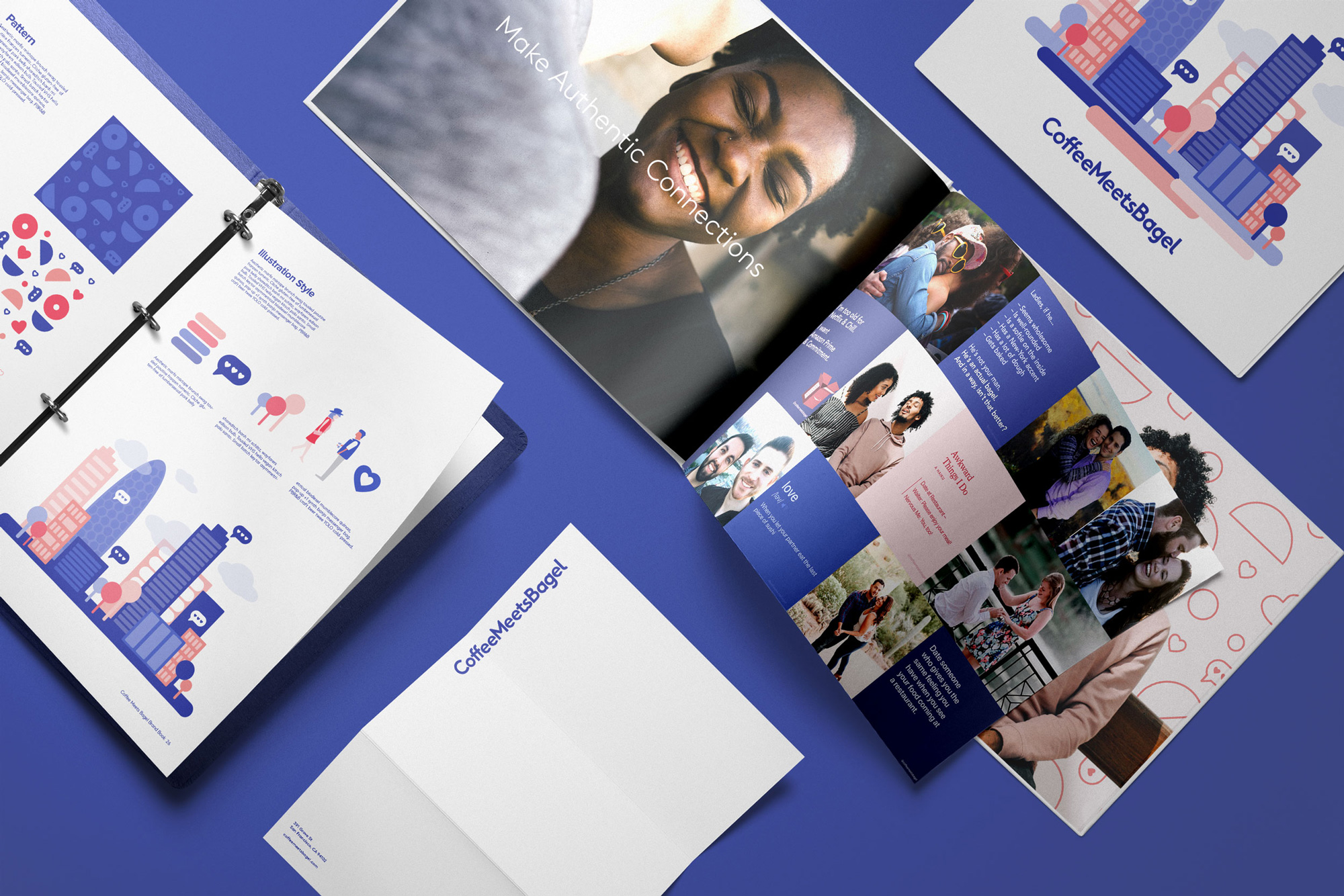 coffeemeetsbagel交友应用品牌设计