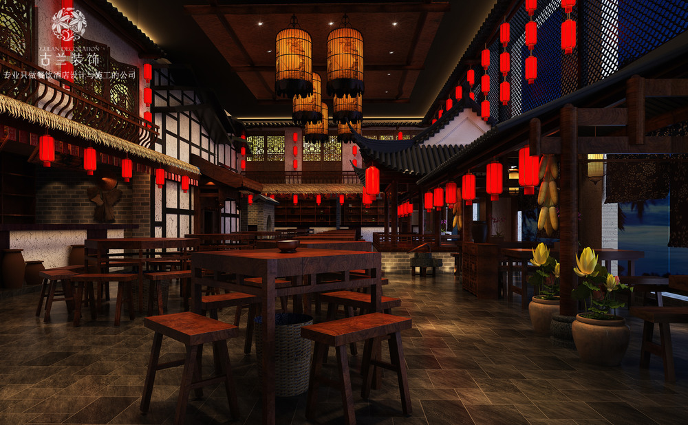 中式酒楼怎么设计青海酒楼设计公司